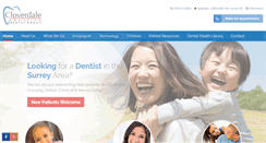 Desktop Screenshot of cloverdalecrossingdental.com